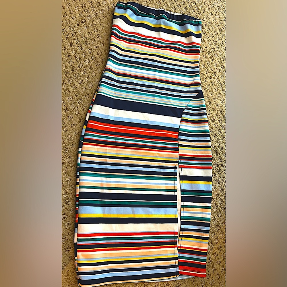 Strapless Midi Dress